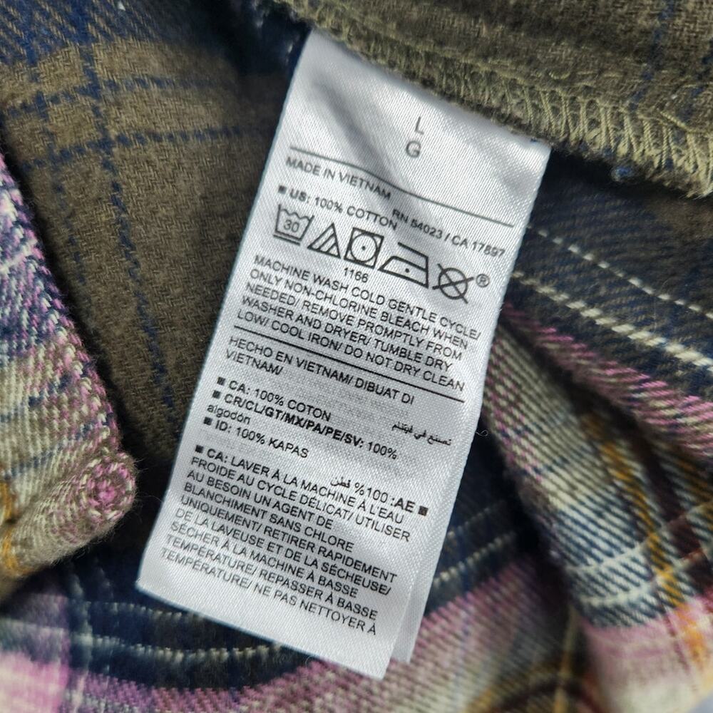 Old Navy Plaid Boyfriend Shirt - Women's Size Large - Picture 4 of 4